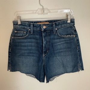 Joes high rise brand new blue Jean shorts